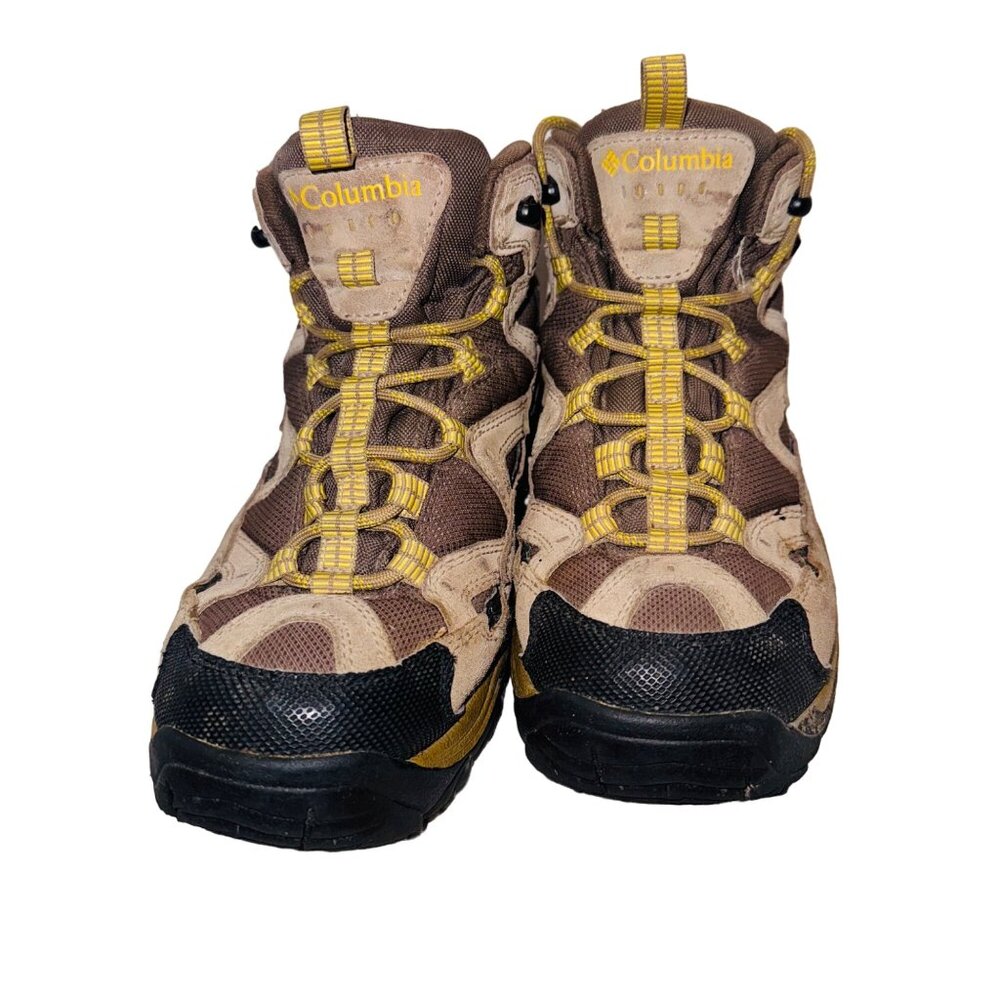 Columbia Womens Coremic Ridge 2 Ankle Hiking Trail Boots Brown Black Lace Up 9.5 - Picture 2 of 12